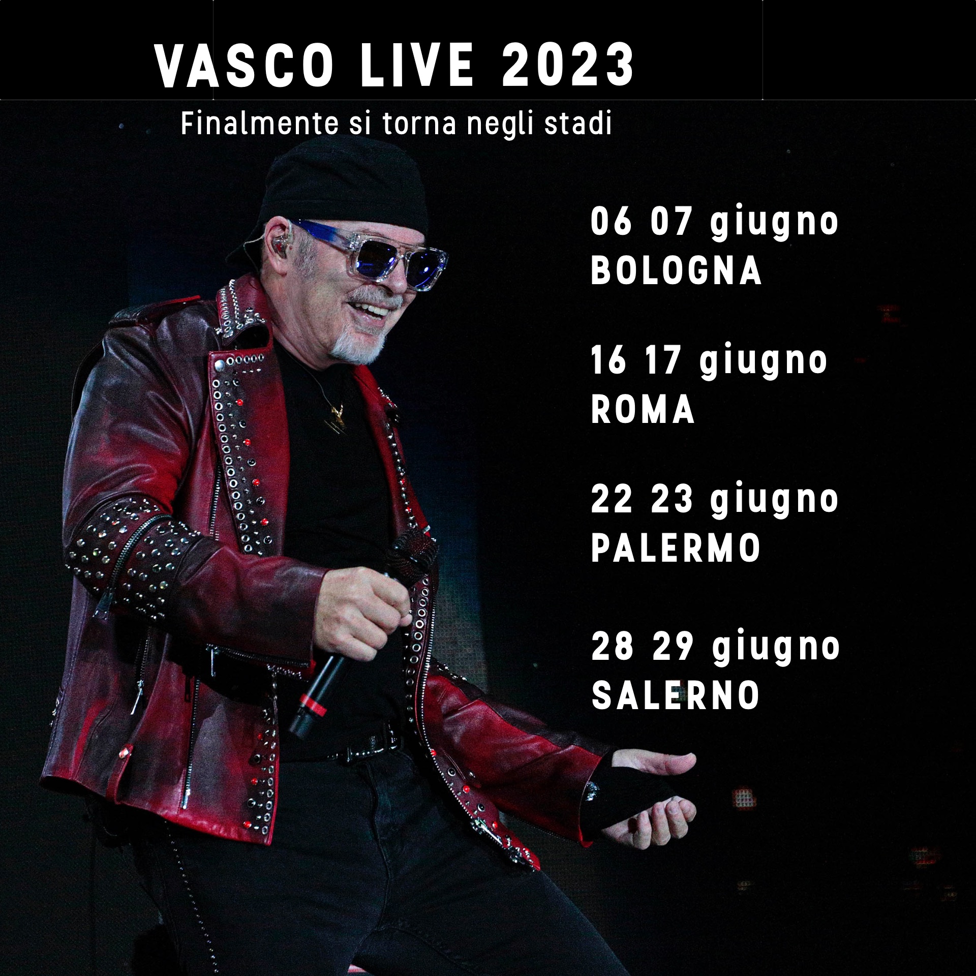 VASCO LIVE IL TOUR 2023 Vasco Rossi Sito ufficiale e Fan Club
